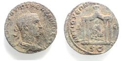 Ancient Coins - Trebonianus Gallus (AD 251-253). Seleucis and Pieria. Antiochia ad Orontem Æ 28