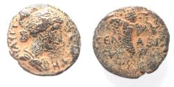 Ancient Coins - DECAPOLIS. ABILA. FAUSTINA II AE 18