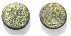 Ancient Coins - PTOLEMAIC KINGS of EGYPT. Ptolemy III Euergetes. 246-222 BC. AE DIOBOL. Alexandreia mint.