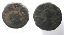 Ancient Coins - AS FOUND. ROMAN AE 4. LEO