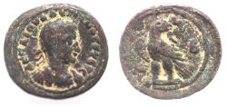 Ancient Coins - This type apparently unpublished with a year 2 date.  Egypt. Alexandria under Gallienus (AD 253-268). Potin tetradrachm