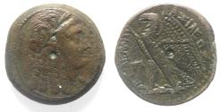 Ancient Coins - PTOLEMAIC KINGS of EGYPT. Ptolemy V or Ptolemy VI. 204-180 BC or 180-145 BC. Æ.