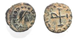 Ancient Coins - Vandal. Circa early sixth century. AE nummus (11mm, 0.48g). Carthage (?) mint.