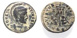 Ancient Coins - AS FOUND. CONSTANTINE I AE FOLLIS.
