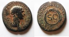 Ancient Coins - Trajan AE dupondius