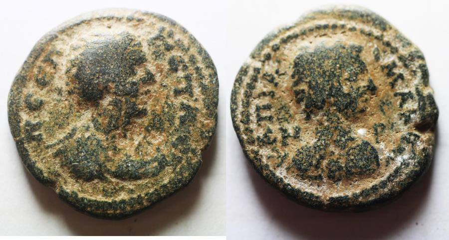 Ancient Coins - Decapolis. Capitolias. GETA. Æ 24