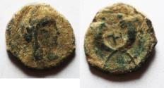 Ancient Coins - Arabia. Nabataean Kings. Aretas IV (9 BC-AD 40). AE 13