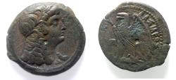 Ancient Coins - PTOLEMAIC KINGS of EGYPT. Ptolemy V or Ptolemy VI. 204-180 BC or 180-145 BC. Æ. ISIS