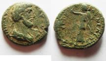 Ancient Coins - JUDAEA. SAMARIA. NEAPOLIS. ANTONINUS PIUS VERY RARE AE 21