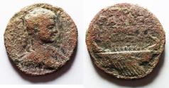 Ancient Coins - AS FOUND: DECAPOLIS, Gadara. Elagabalus. AD 218-222. Æ 32. Dated CY 281 (AD 217/8).