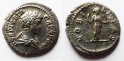 Ancient Coins - ROMAN IMPERIAL. Geta, as Caesar (AD 198-209). AR denarius