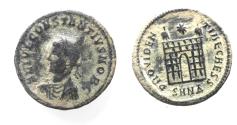 Ancient Coins - CONSTANTIUS II AE FOLLIS. CAMP GATE