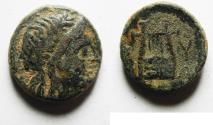 Ancient Coins - KYRENAICA, Kyrene. temp. Magas. As king of Kyrene, circa 282/75-261 BC. Æ 16