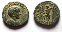Ancient Coins - ARABIA. Rabbathmoba. Elagabalus.  AD 218-222. AE 21