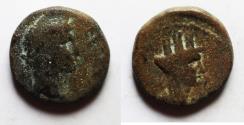 Ancient Coins - Decapolis. GAdara under Claudius (AD 41-54). AE 18
