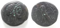 Ancient Coins - PTOLEMAIC KINGS of EGYPT. Ptolemy V or Ptolemy VI. 204-180 BC or 180-145 BC. Æ.