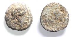 Ancient Coins - A GREEK LEAD 17MM . ZEUS/ EAGLE