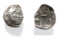 Ancient Coins - Kings of Persis. 2nd century BC. AR Obol