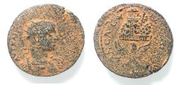 Ancient Coins - Samaria. Neapolis under Trebonianus Gallus (AD 251-253). AE 27