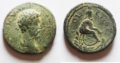Ancient Coins - VERY RARE: Phoenicia. Ake-Ptolemais under Marcus Aurelius (AD 161-180). AE 26mm, 10.45g.