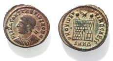 Ancient Coins - CONSTANTINE II AE FOLLIS. CAMP GATE