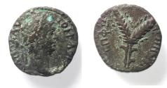 Ancient Coins - Judaea. Sepphoris under Trajan (AD 98-117). AE 14mm, 2.19 g.