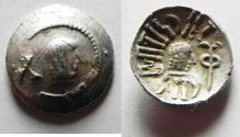 Ancient Coins - ARABIA, Southern. Himyar. Ṯ"RN Y ̔B. Late 2nd century AD(?). AR Unit. RYDN (Raidan?) mint. 