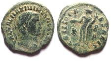 Ancient Coins - MAXIMINUS II AE FOLLIS. AS FOUND