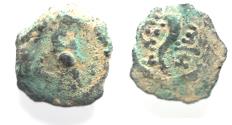 Ancient Coins - Judaea. Herod the Great 37 - 4 BC. AE Lepton. EAGLE