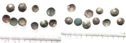 Ancient Coins - LOT OF 10: ARABIA, Southern. Himyar. 'Amd?n Bay?n Yahaqbi?. Circa AD 100-120. AR Fractions. 0.30 gm