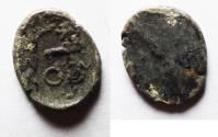 Ancient Coins - PHOENICIA. Sidon. `Abd`aštart (Straton) I. Circa 365-352 BC. AR Sixteenth Shekel
