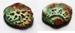 Ancient Coins - Judaea, Alexander Jannaeus, 103-76 BC, AE Prutot (Biblical Widow's Mites).