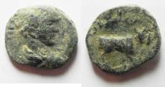 Ancient Coins - ARABIA. PETRA. ELAGABALUS. FOUNDER COIN AE 20