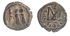 World Coins - ISLAMIC, Umayyad Caliphate. Uncertain period (pre-reform). AH 41-77 / AD 661-697. Æ Fals . Type III. Tabariyya (Tiberias) mint.