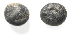 Ancient Coins - JUDAEA. DOME SHAPED BRONZE WEIGHT. 7TH CENTURY B.C
