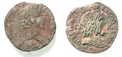 Ancient Coins - Samaria. Neapolis under Marcus Aurelius (as Caesar, AD 139-161). AE 24mm, 6.25g. Struck in civic era year 88 (AD 159/60)