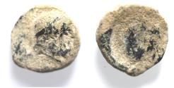Ancient Coins - Ptolemaic Kingdom. Ptolemy X Alexander I and Cleopatra III (107-101 BC). LEAD COIN