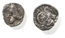 Ancient Coins - Kings of Persis. 2nd century BC. AR Obol
