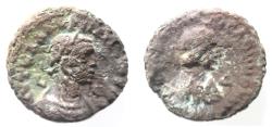 Ancient Coins - Egypt, Alexandria. Aurelian and Vabalathus 270-275 AD. BI Tetradrachm