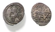 Ancient Coins - KINGS OF PARTHIA. Parthian Kingdom. SILVER DRACHM .