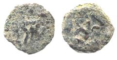 Ancient Coins - Judaea. Herod the Great 37 - 4 BC. AE  PRUTAH.