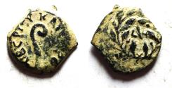 Ancient Coins - JUDAEA, Procurators. Pontius Pilate. 26-36 CE. Æ Prutah