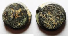Ancient Coins - JUDAEA. Mattathias Antigonus AE 8 Prutah. 40 - 37 B.C.E.