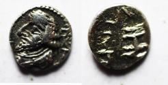 Ancient Coins - Kings of Persis. 2nd century BC. AR Obol