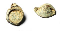 Ancient Coins - ANCIENT BYZANTINE LEAD BULLA. 800 - 1000 A.D