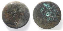 Ancient Coins - PTOLEMAIC KINGS of EGYPT. Ptolemy V or Ptolemy VI. 204-180 BC or 180-145 BC. Æ. ISIS