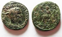 Ancient Coins - CHOICE QUALITY. AS FOUND:ROMAN IMPERIAL. Pupienus (AD 238). AE sestertius (32mm, 19.2g). Rome mint.