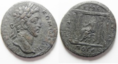 Ancient Coins - Decapolis. Gadara under Commodus (AD 177-192). AE 27mm, 11.61g. Struck in civicl year 243 (AD 179/80). 