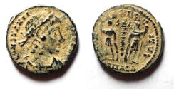 Ancient Coins - CONSTANTINE II AE 3 . ORIGINAL DESERT PATINA