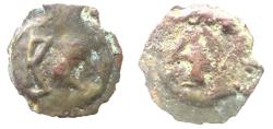 Ancient Coins - Arabia Felix. Hadhramawt. First century BC-first century AD. Cast AE UNIT . Shaqar mint.